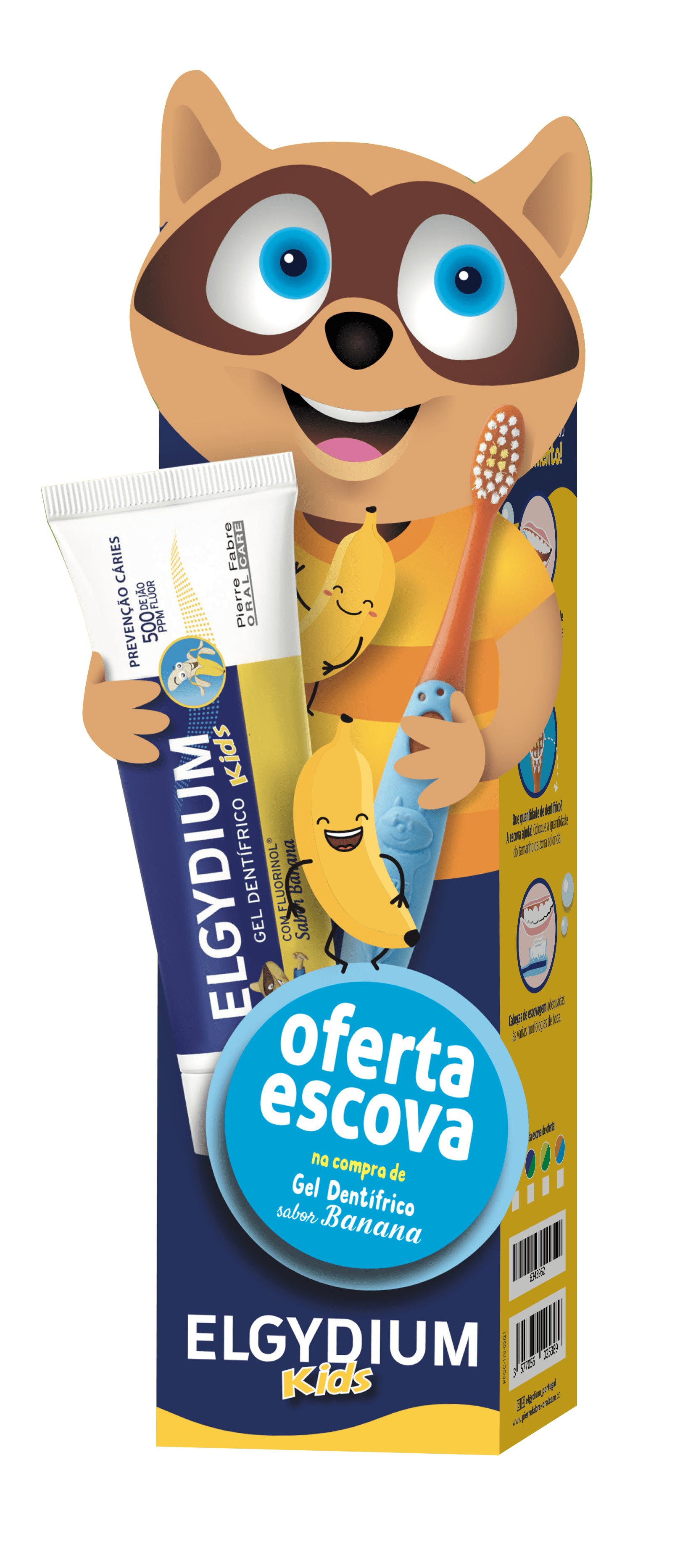 Elgydium Kids Back To School Gel Dentífrico Banana Oferta Escova