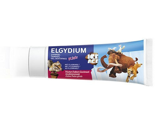 Elgydium Kids Gel Dentífrico Morango 50mL Idade do Gelo
