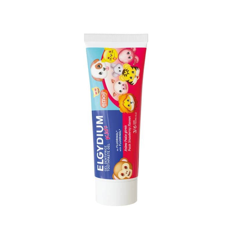 Elgydium Kids Gel Dentífrico Morango Emoji 3-6A