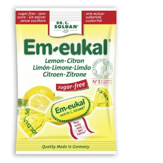 Em-Eukal Limão S/Açucar 50G