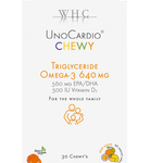 UnoCardio Chewy Ómega 3+ Vit D3 (30 cáps) |WHC