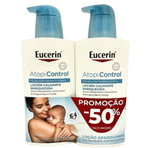Eucerin AtopiControl Loção Corporal - 400ml (Pack Duplo)