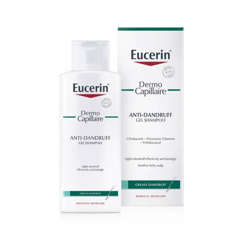 Eucerin Dermo Capillaire Champô Caspa Oleosa 250mL
