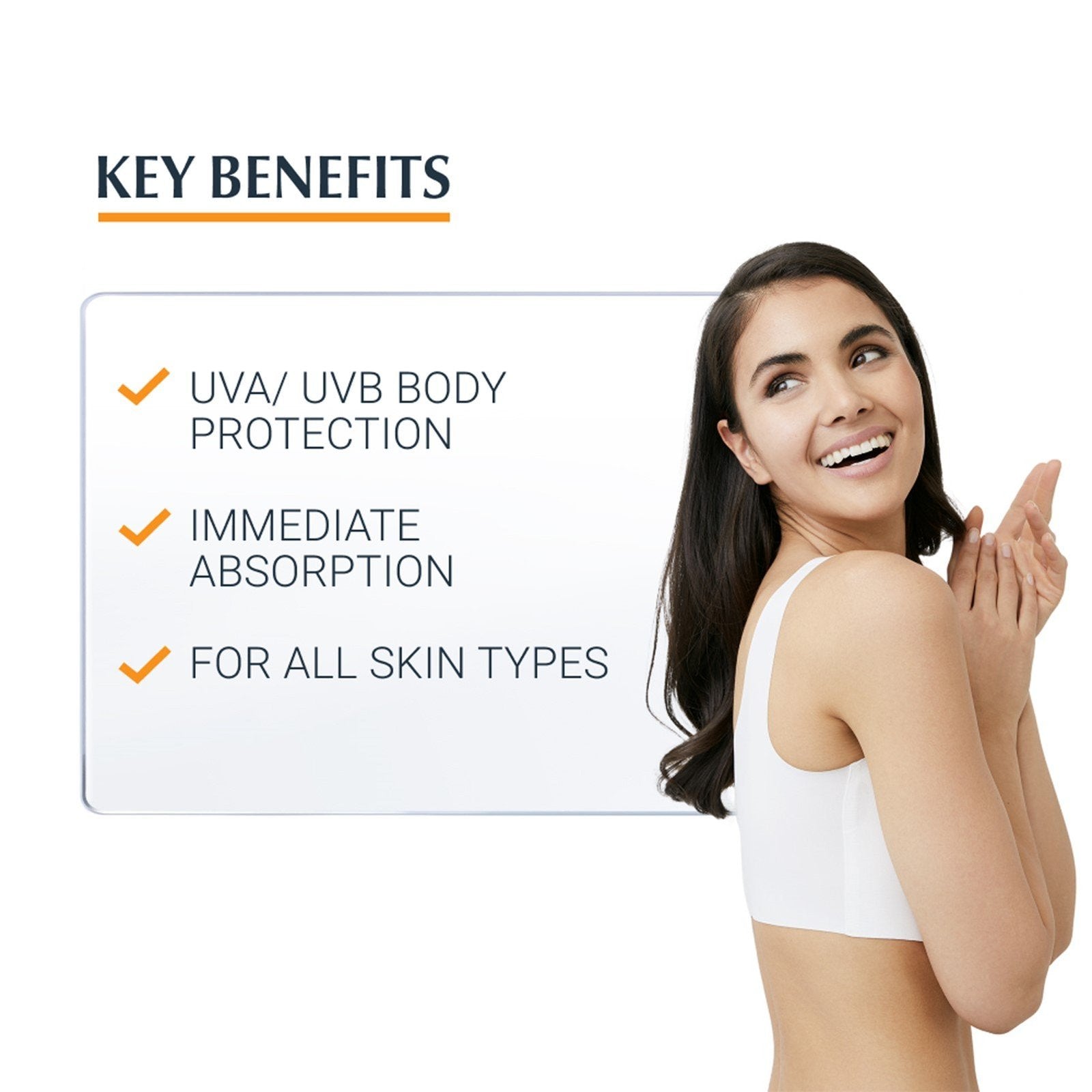 Eucerin Sun Sensitive Protect Loção Solar Extra Leve FPS50+ 400 ml (13,53 fl oz)