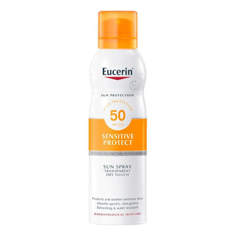 Protetor Solar Eucerin Sunbody Spray Transparente Toque Seco Spf50+ 200mL
