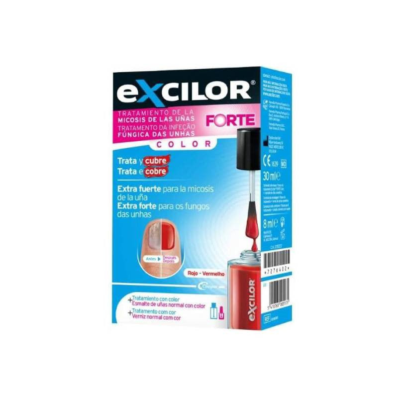 Excilor Forte Color Verniz Fungos Vermelho 30ml