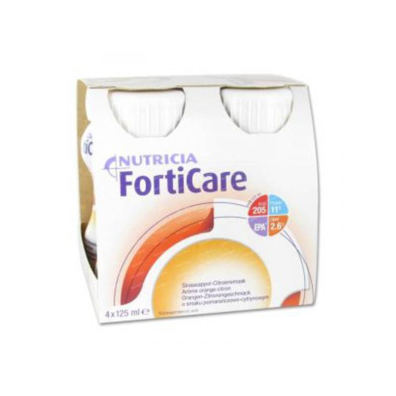 Forticare Solução Oral Laranj Lim 125mLx4