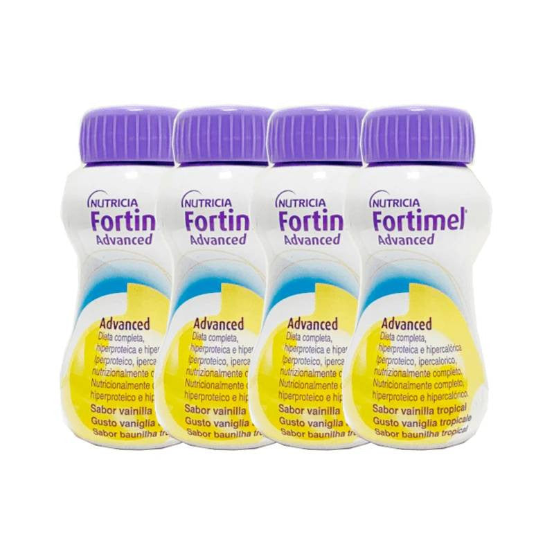 FORTIMEL ADVANCED BAUNILHA TROP 200ML X4