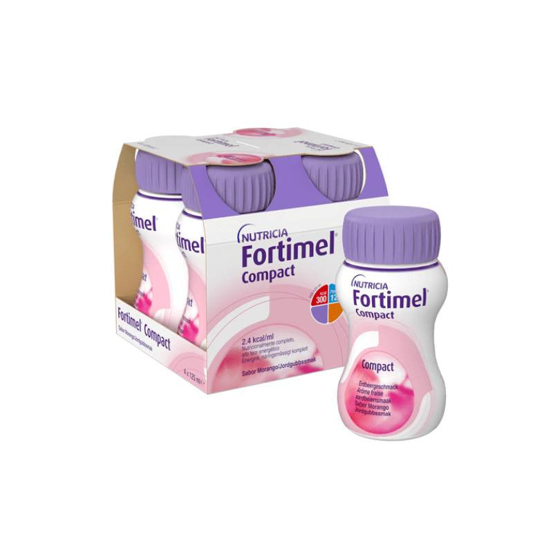 Fortimel Compact Morango 125 mL X 4