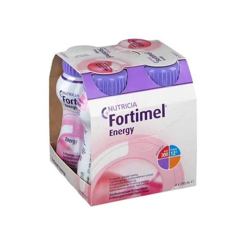 Fortimel Energy Solução Oral Morango 200mL X4