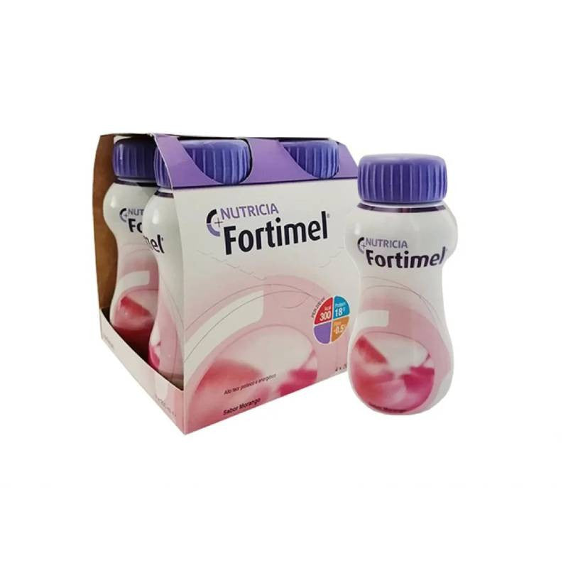 Fortimel Solução Morango 200mL X4