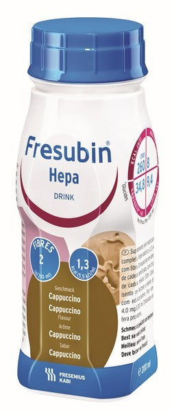 Fresubin Hepa Dr Solução Cappuccino 4 X 200 mL