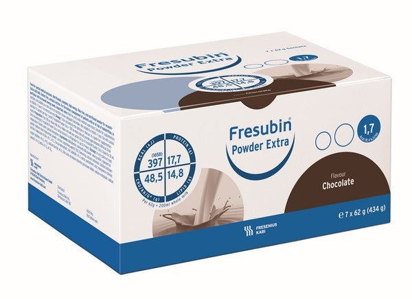 Fresubin Pó Extra Pó Carteiras Chocol 7X62G