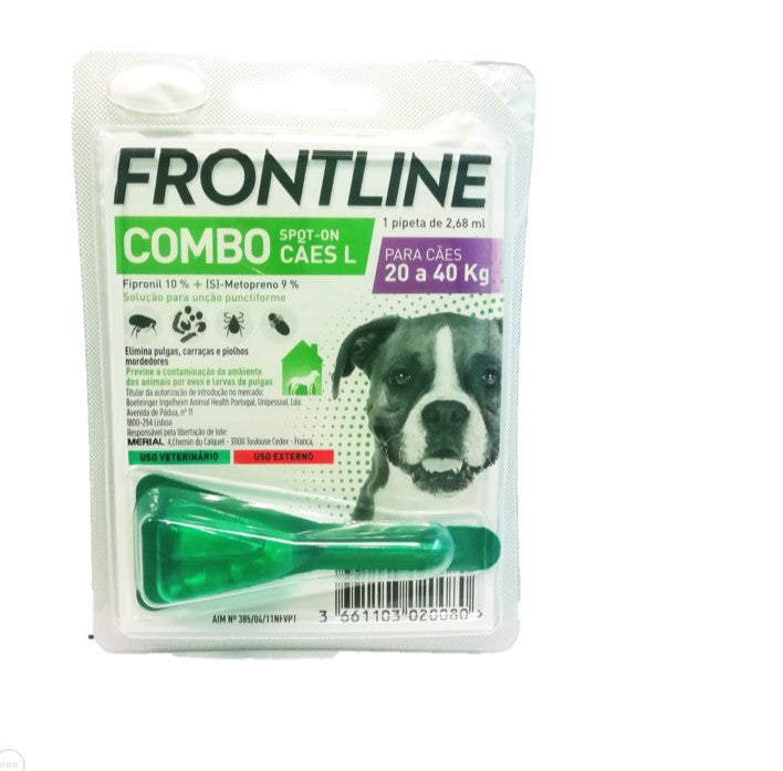 Frontline Combo Solução Cão 20-40Kg 2,68mLx1