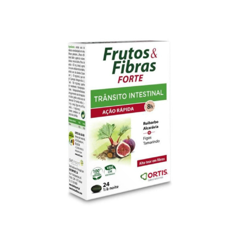Frutos & Fibras Efeito Rápido Comprimidos x24