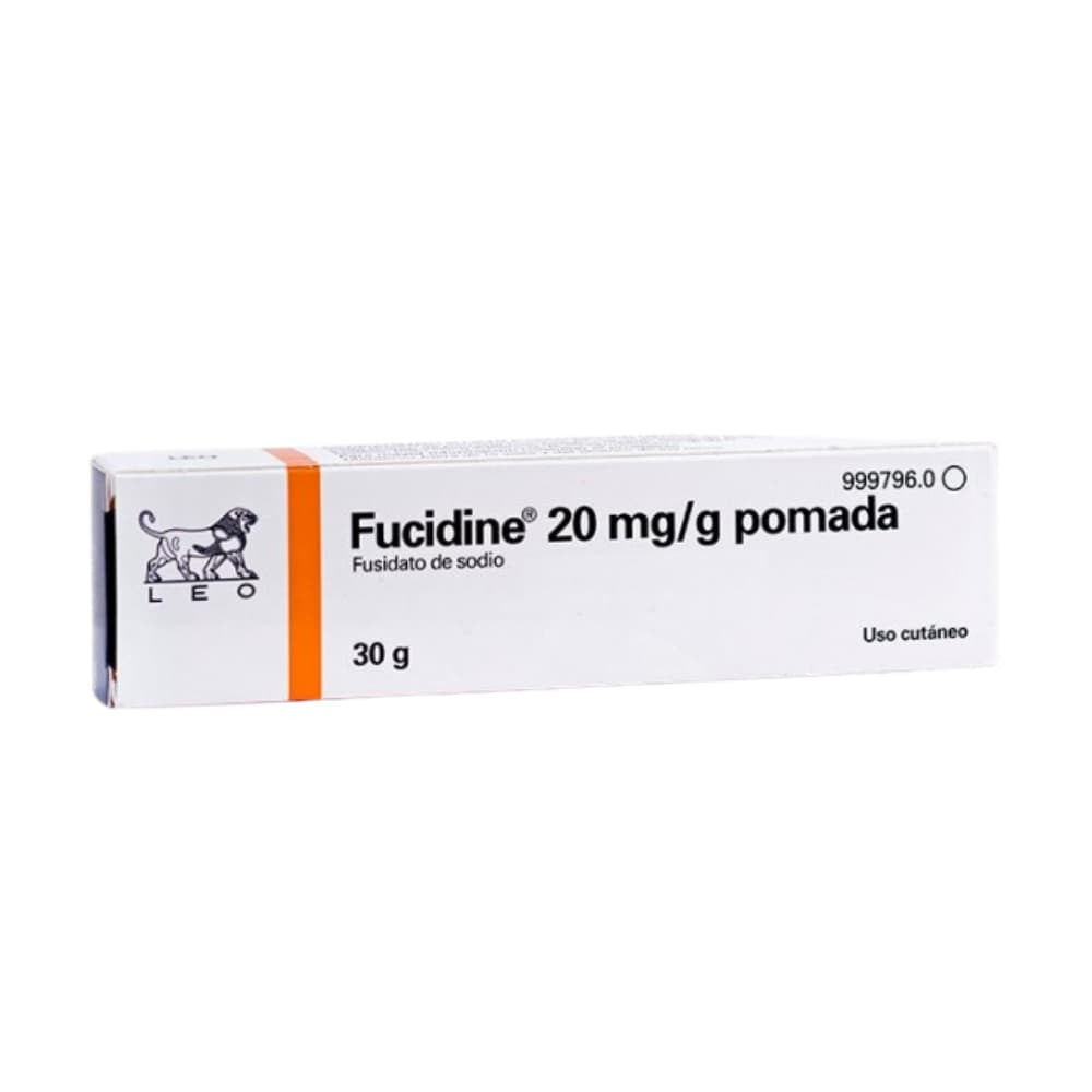 Fucidine Pomada 30g – Antibiótico tópico para tratamento de infeções cutâneas como impetigo, acne infetado e furúnculos