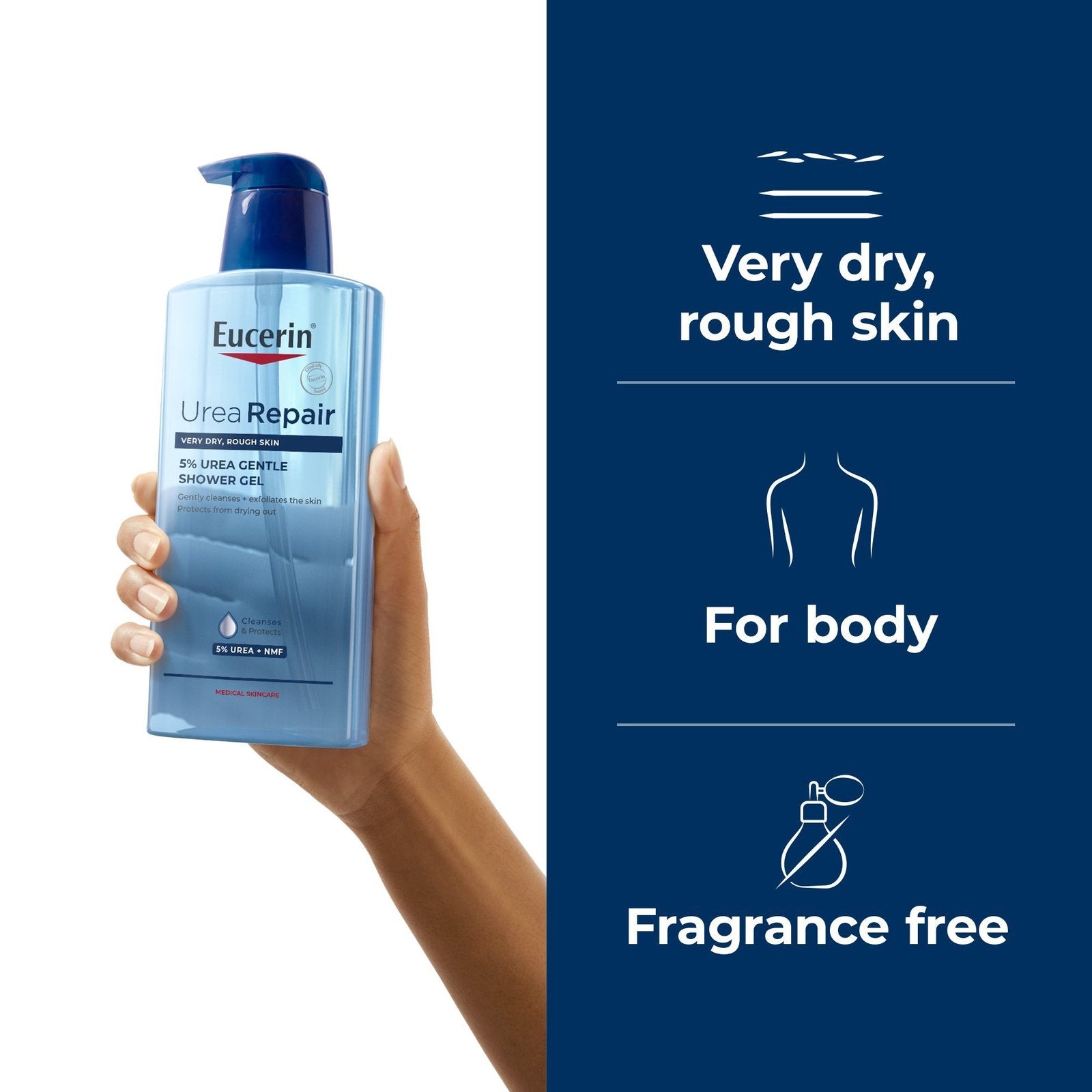 Eucerin UreaRepair Gel de Banho Suave 5% Ureia 400ml (13,5 fl oz)