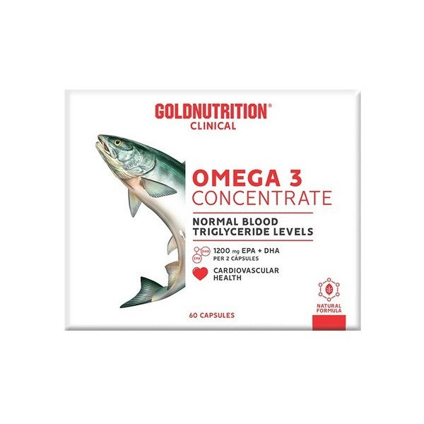 Gold Nutrition Omega 3 Concentrate Cápsulas X 60