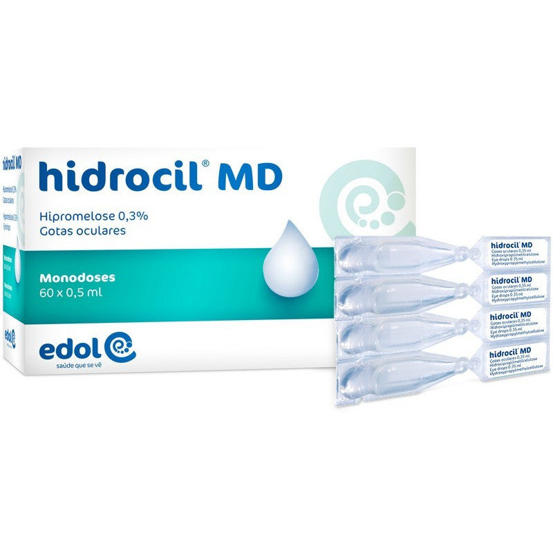 Hidrocil Md Solução Gotas Oftálmicas 60 X 0,5mL