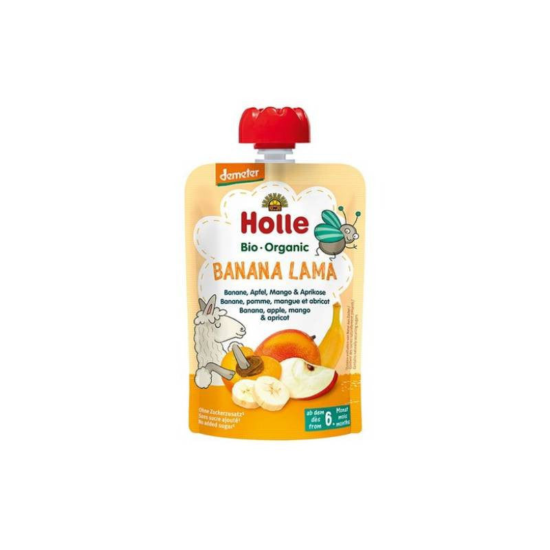 Holle Bio Pure Saquetas Banana Lama Ban+Mc+Mang+Al 6M 100Gr