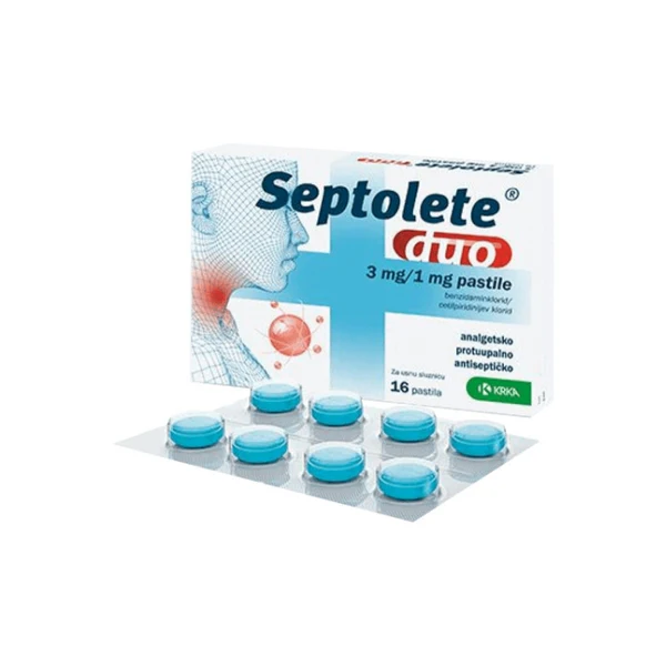 Septolete Duo Eucalipto 3 mg + 1 mg Pastilha 16