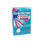 Gaviscon Duefet Frutos Vermelhos 500 mg + 213 mg + 325 mg Susp Or em Saq Saq - 12 - 10 ml