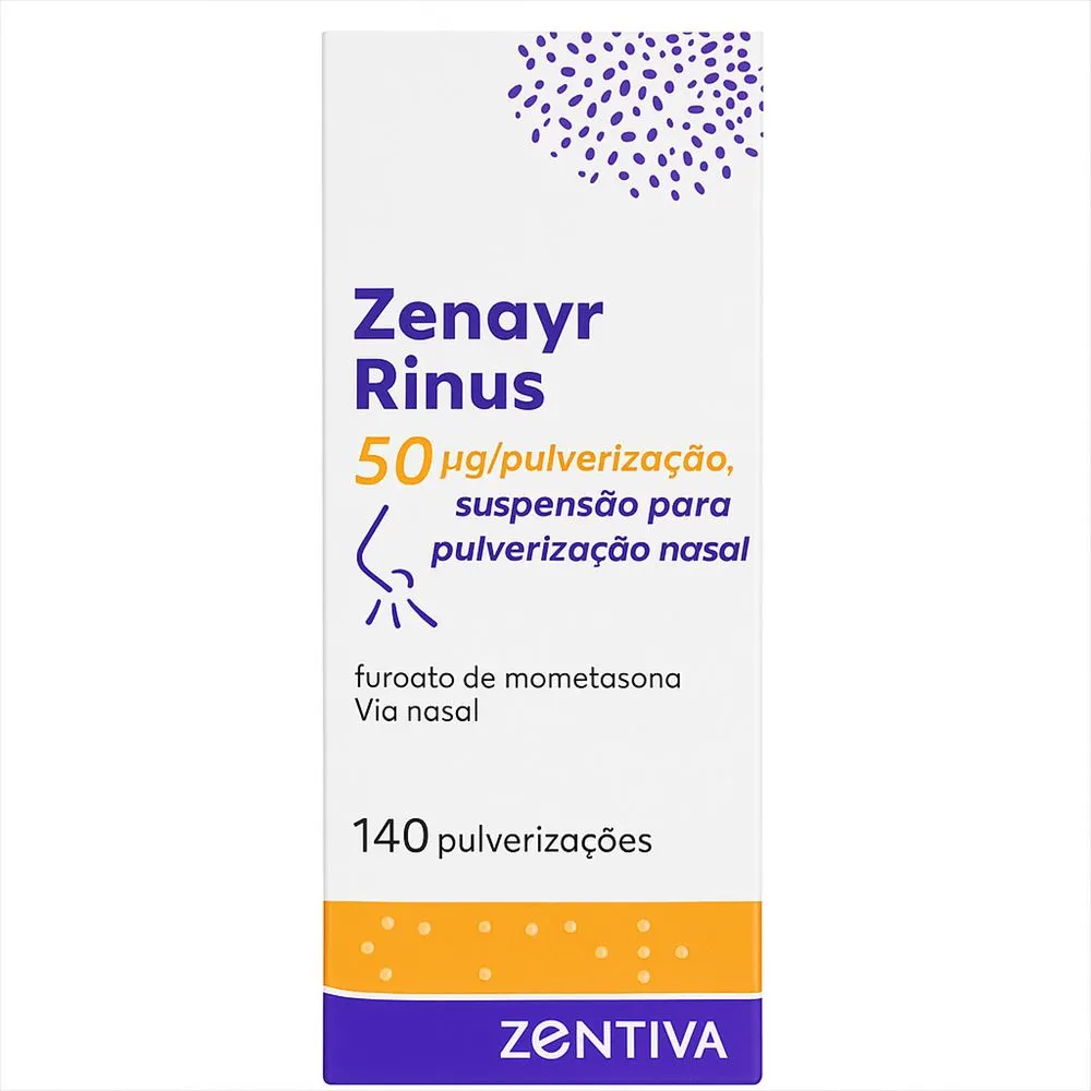 Zenayr Rinus 50 Μg/dose Susp Pulverização Nasal Frasco Nebulizador - 1 - 140 Dose(s)
