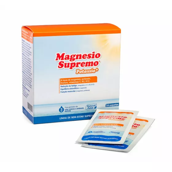 Magnesio Supremo Potassio+ Saq 4,8g X24