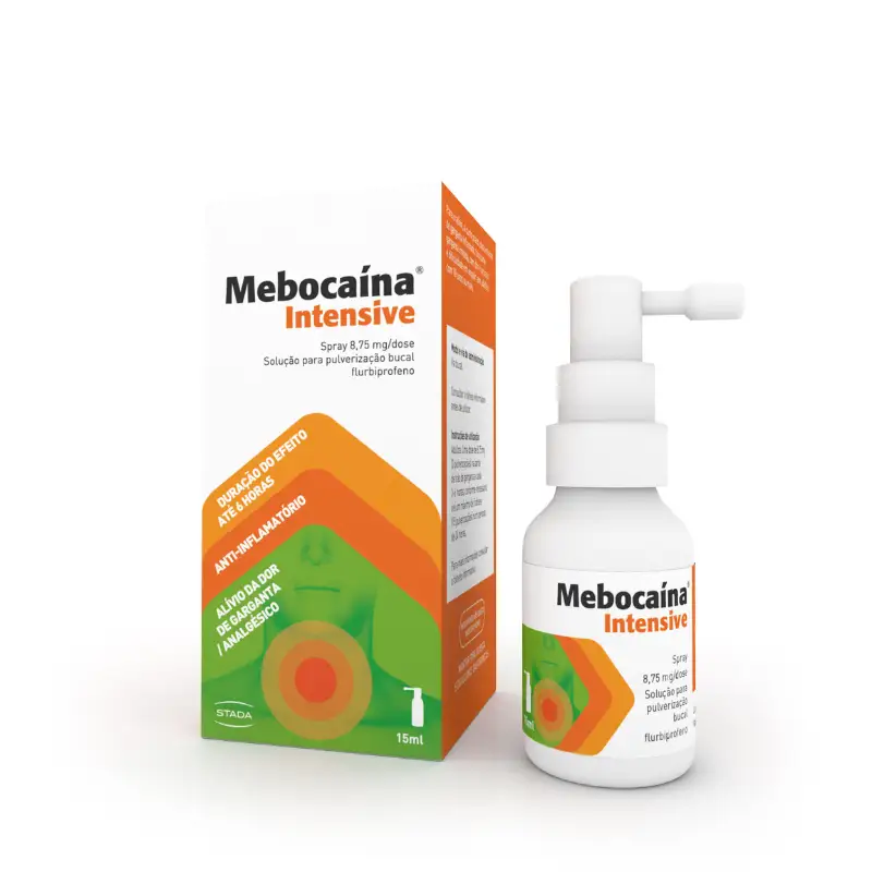 Mebocaína Intensive Spray 16.2 mg/ml x 15 ml Sol Pulv Bucal