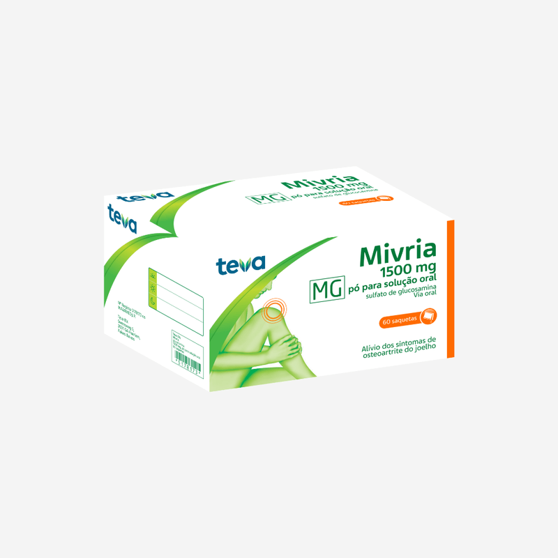 Glucosamina Mivria 1500 mg x 60 Saq Po Sol Oral