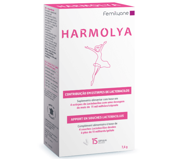 Harmolya 15 cápsulas – Estabiliza a microbiota e o pH vaginal