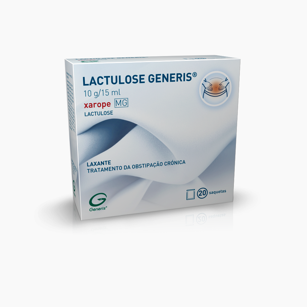 Lactulose Generis 10 G/15 ml x 20 Saqueta Xar - 15 ml