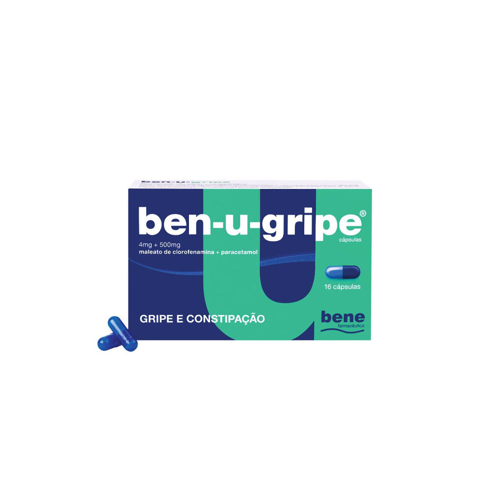Ben-u-gripe 4 mg + 500 mg Cápsula 16