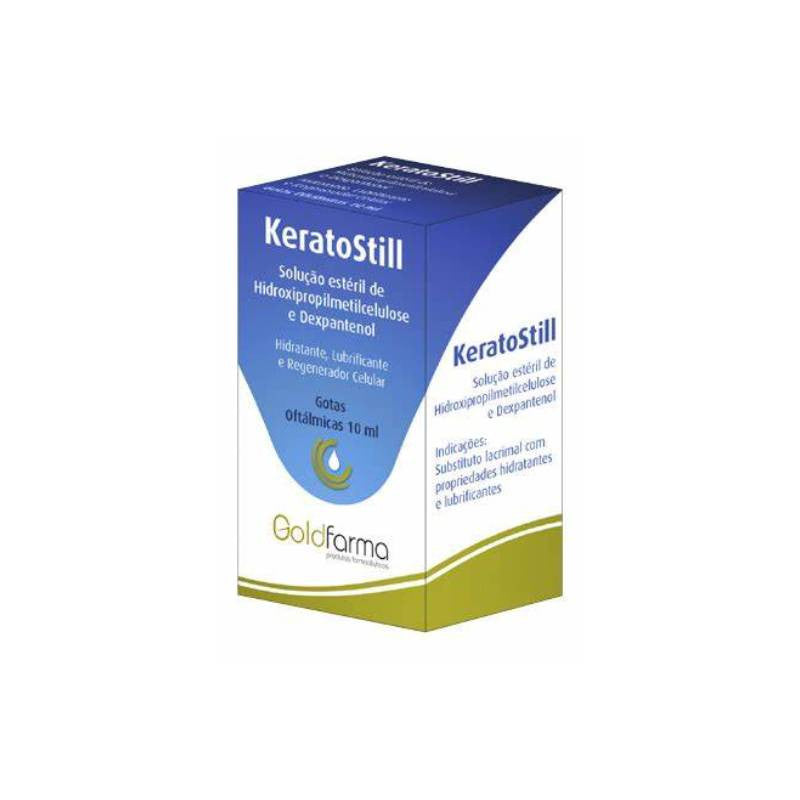 Keratostill Sine Gotas Oftálmicas Lubrificantes 10ml
