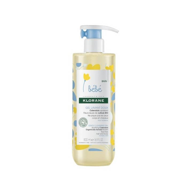 Klorane Bebé Gel de Limpeza Suave 500ml