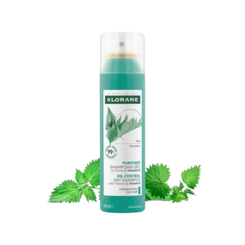 Klorane Champô Seco para Urtiga e Vitamina E 150 ml