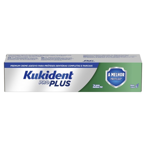 Kukident Pro Creme Adesivo Protetor Dentes 40G