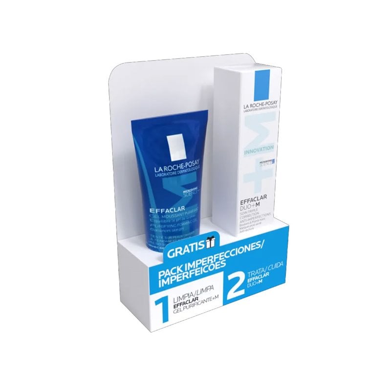 La Roche Posay PACK Effaclar Gel Purificante 50mL + Effaclar Duo+ M 40mL