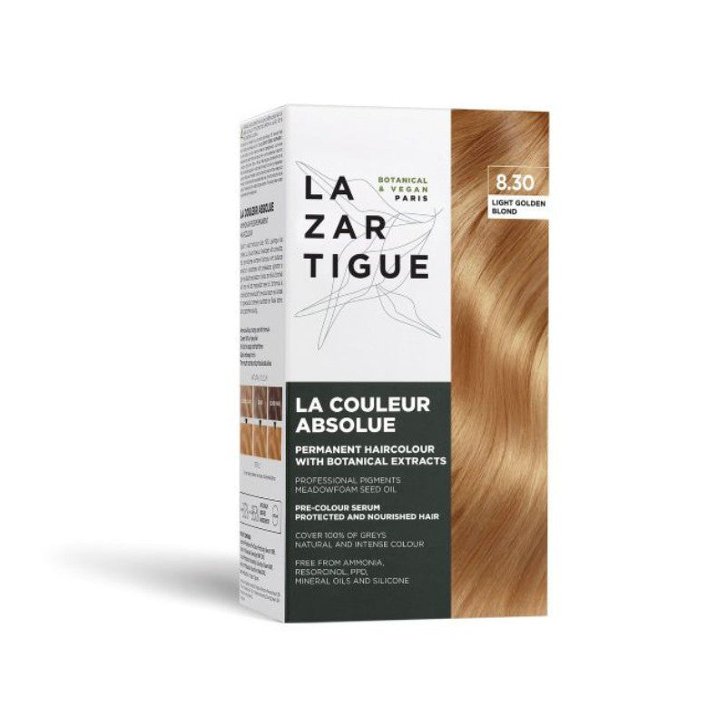 Lazartigue Coloração Permanente 8.30 Louro Claro Dourado