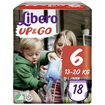 Libero Up&Go T6 13-20 Kg 18 unid