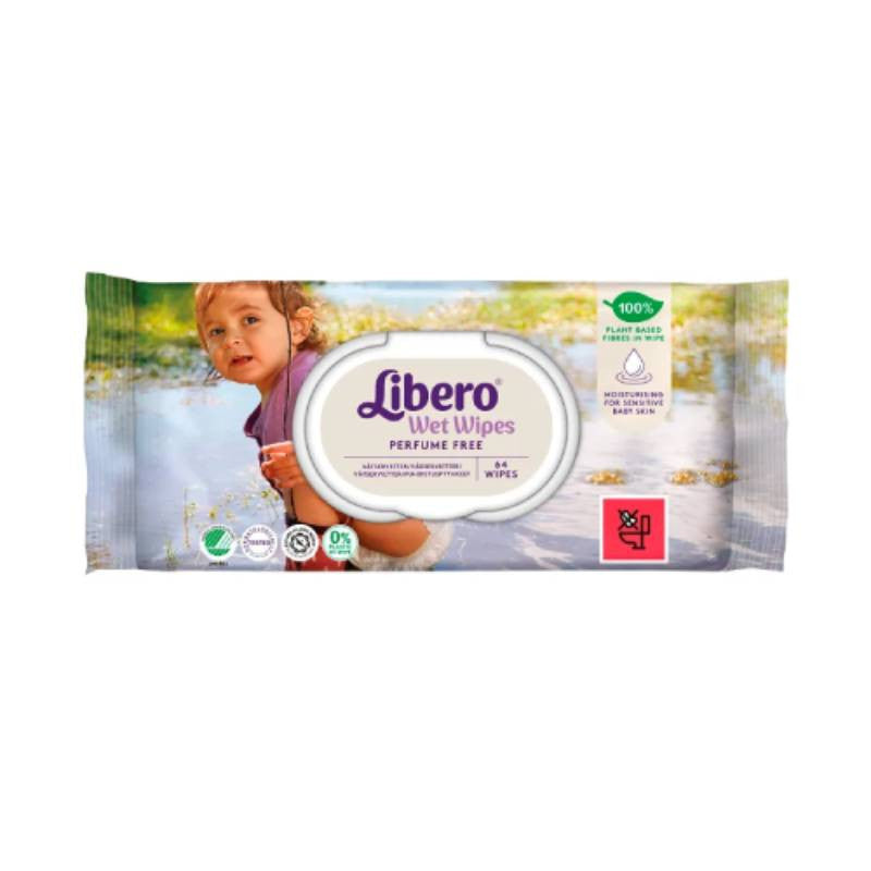 Libero Wet Wipes Toalhitas Higiene Bebé x 64
