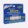 Mack's Tampão Silicone Adulto Branco 1 Par