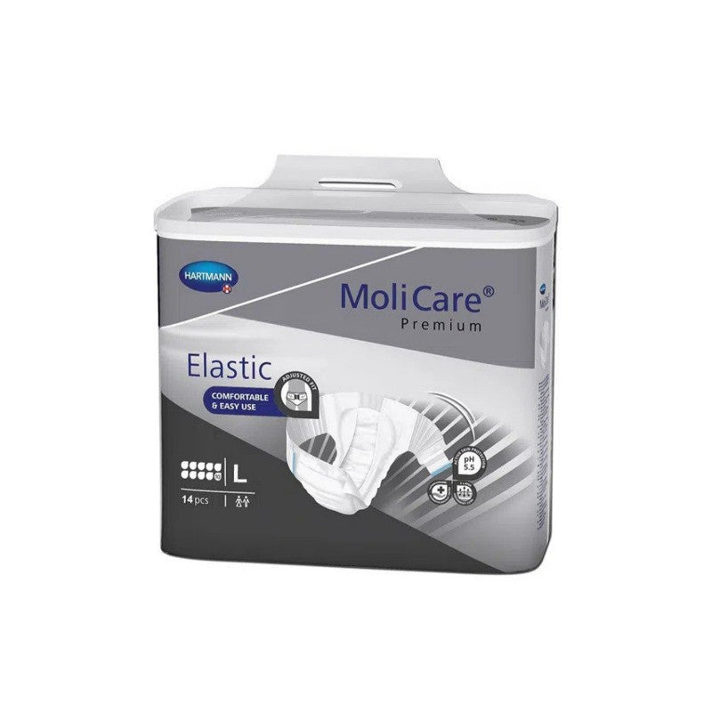 Molicare Premium Elastic Fralda 10 Gotas L x14