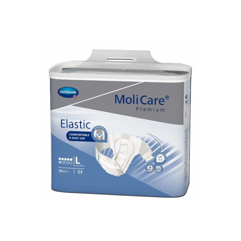 Molicare Premium Elastic Fralda 6 Gotas L x30