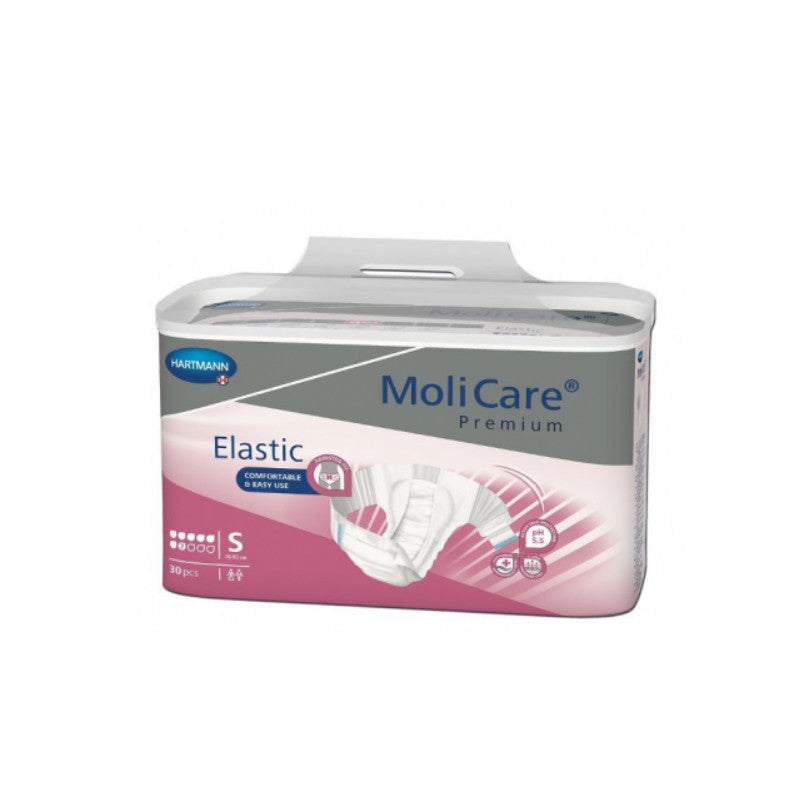 Molicare Premium Elastic Fralda 7 Gotas S x30