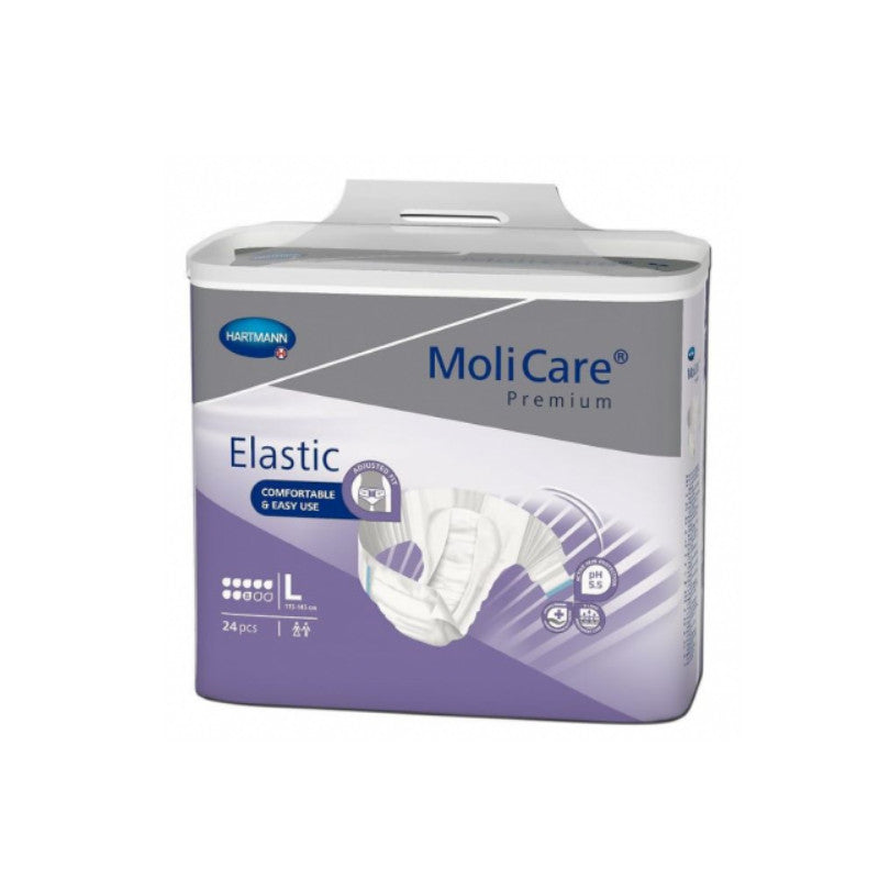 Molicare Premium Elastic Fralda 8 Gotas L x24