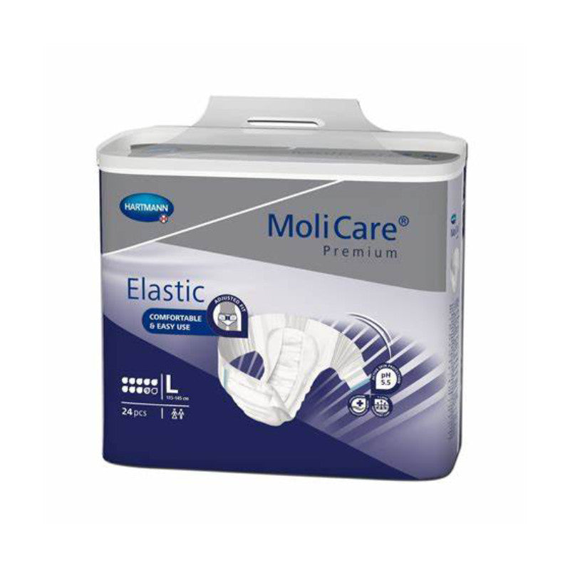 Molicare Premium Elastic Fralda 9 Gotas L x24