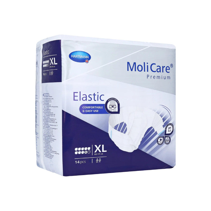 Molicare Premium Elastic Fralda 9 Gotas XL x14