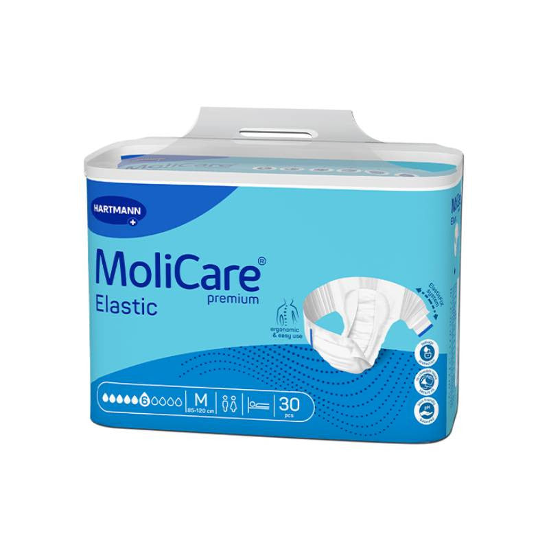 Molicare Premium Elastic Fralda 6 Gotas M x30