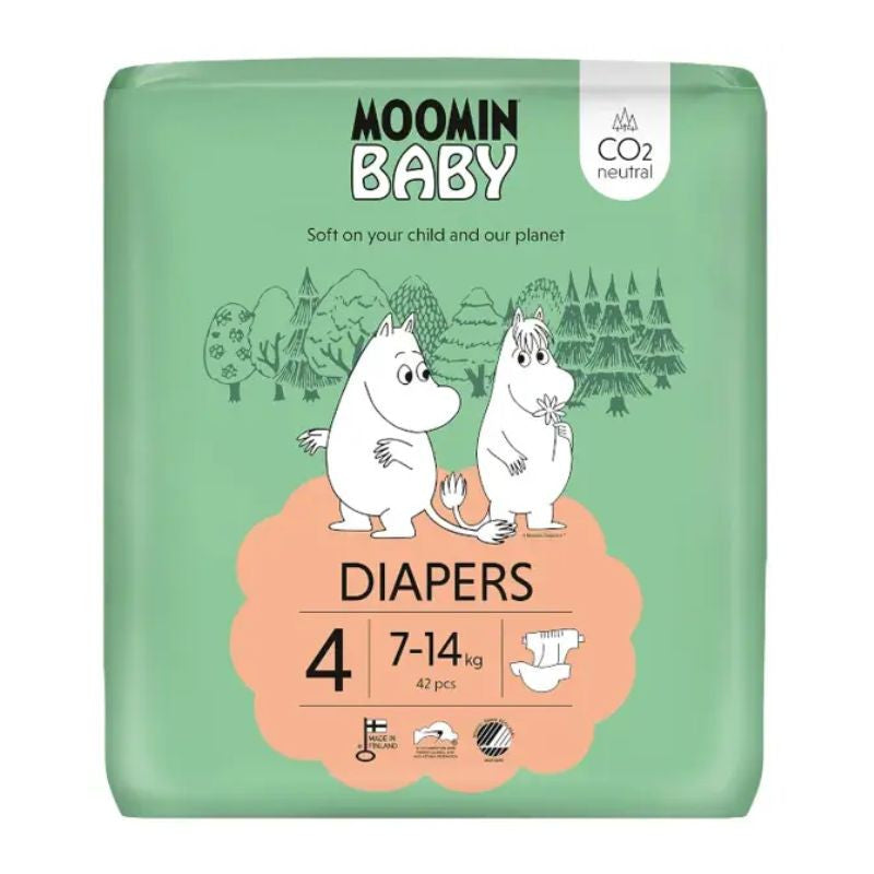 Moomin Baby Fralda T4 7-14kg 42 un